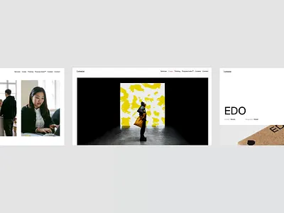 Lynxeye energized with Motion! 🚀 agency portfolio brand data development interactive loading minimalist motion reveal rounds transition ui ux website