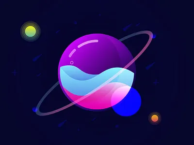 Planet Design animation graphic design logo ui