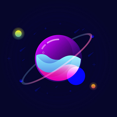 Planet Design animation graphic design logo ui