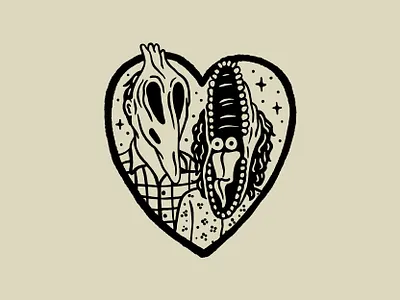Barb, honey...we're dead. adam barbara beetlejuice black halloween heart horror illustration love maitland movie vector