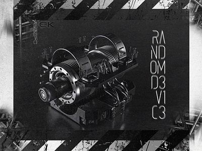 RAND0MD3V1C3 3d 3d modeling blender graphic design hard surface photoshop