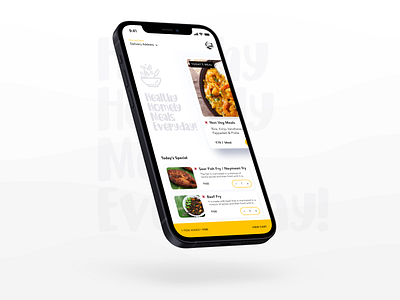 Homely Meals food fooddelivery ui