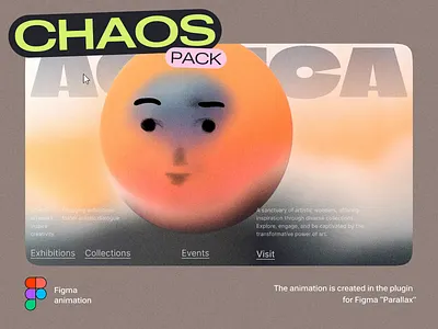 Smiling Circle animation chaos chaotic circle design exhibition fog graphic design halloween illustration landing page landingpage mistary motion graphics mouse move parallax sun trend ui userinterface