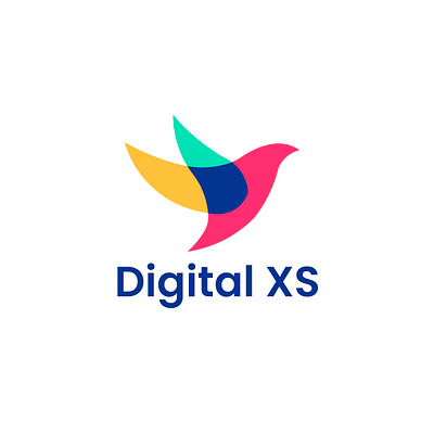 Digital XS Logo Design combination mark logo graphic design logo logo design