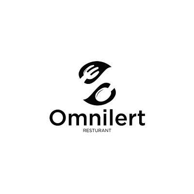 Omnilert Resturant Logo Design branding combination mark logo design emblem logo graphic design illustration logo logo design omnilert logo design ui wordmark logo