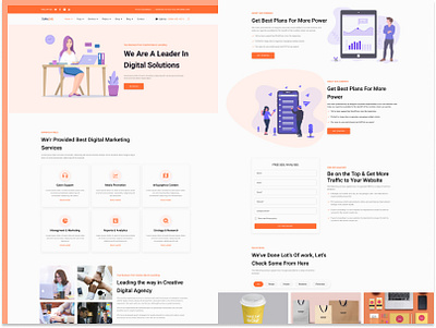 Creative Agency Landing page agency agency landing page crative agency digital agency