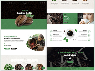 Coffee House Landing page coffee hosuse coffee shop