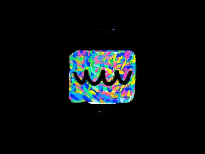 WW illustration pearl product illustration rainbow tv w