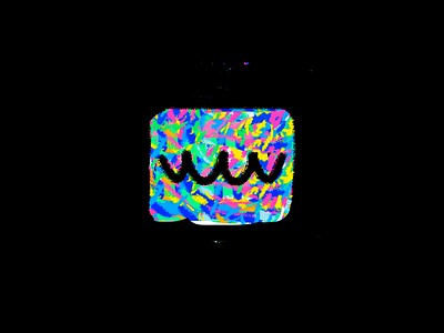 WW illustration pearl product illustration rainbow tv w