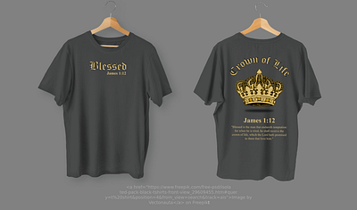 "Crown of Life" Graphic Tee :) christiandesign graphic design logo vector