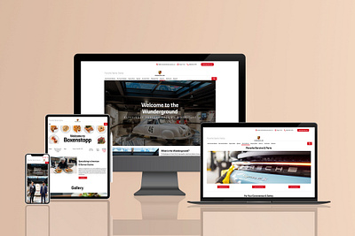 Porsche Santa Clarita automotive branding car delearship graphic design landing page web design