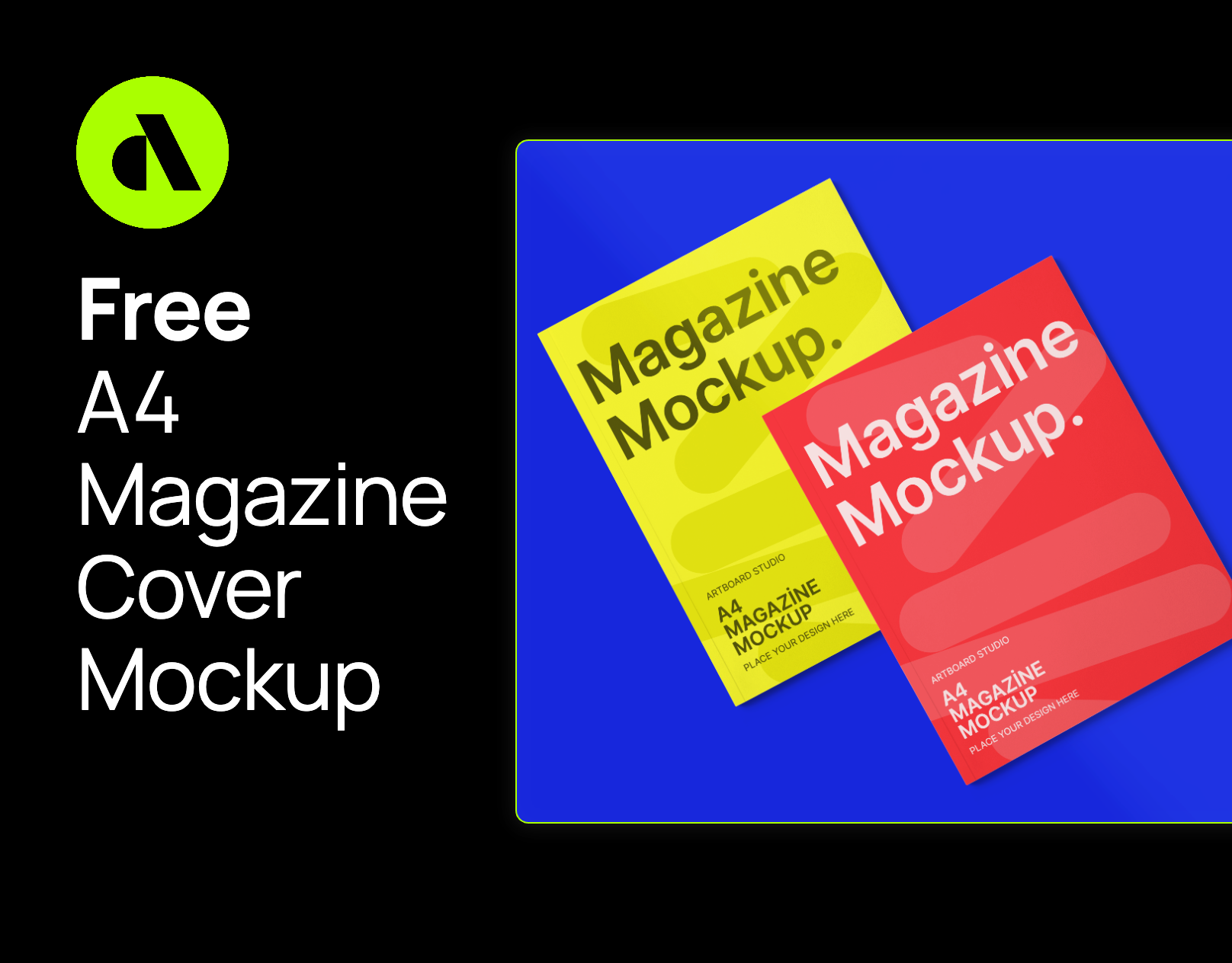 Free A4 Magazine Cover Mockup artboard studio branding design free free magazine cover mockup free mockup design free mockup template graphic design magazine cover magazine cover mockup magazine mockup mockup