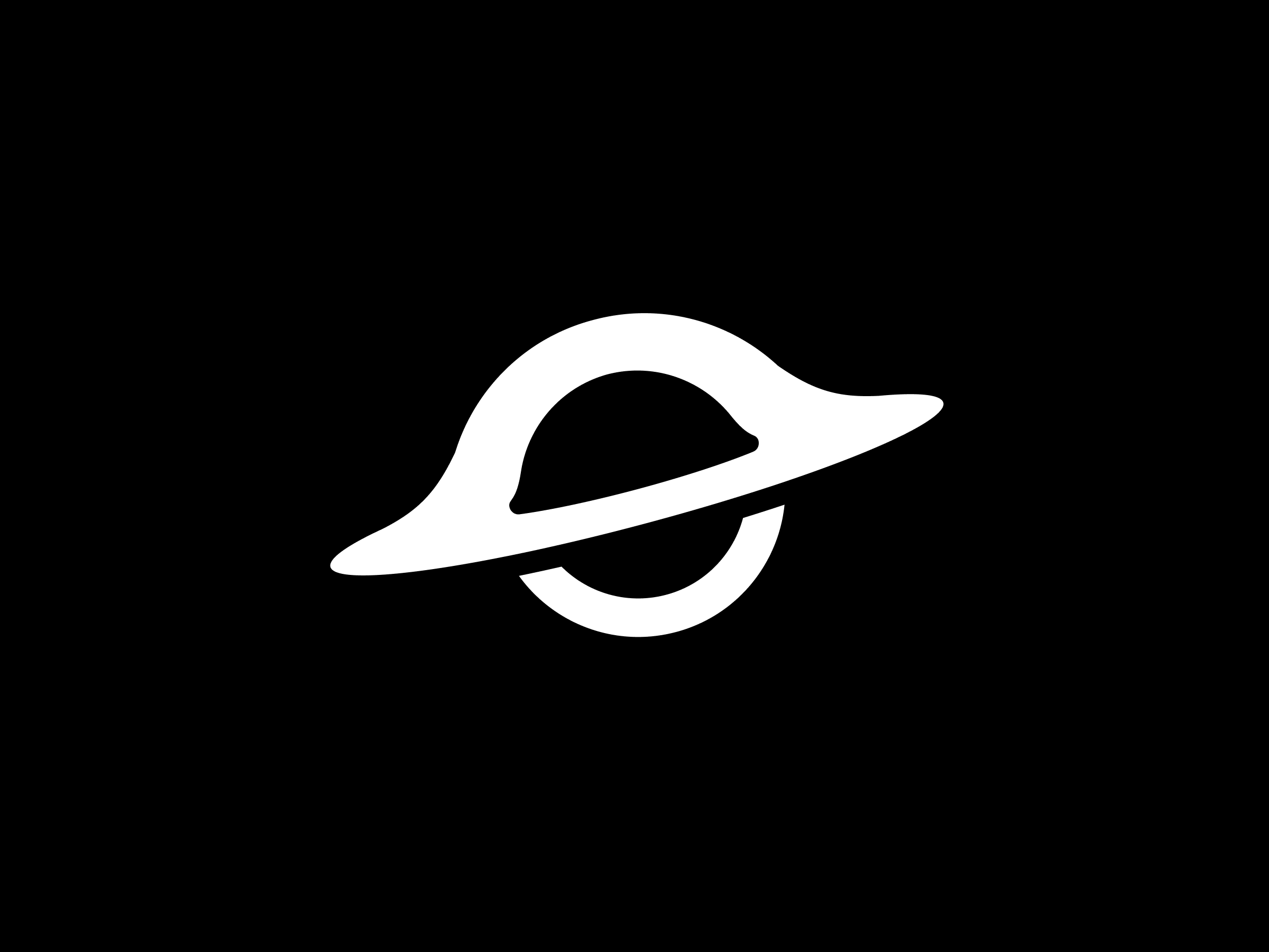 Black Hole Logo black black hole black hole logo branding celestial design event horizon graphic design hole interstellar logo logo design solar space stars stellar tech tech logo