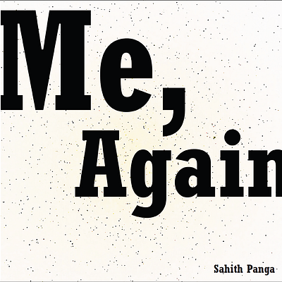 Me, Again design graphic design layout photobook photography typography