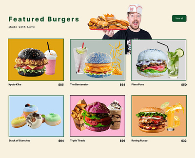 ''HYPEBURGER'' is website of burger.Its a customize landpagging 3d animation branding design graphic design illustration logo motion graphics ui vector