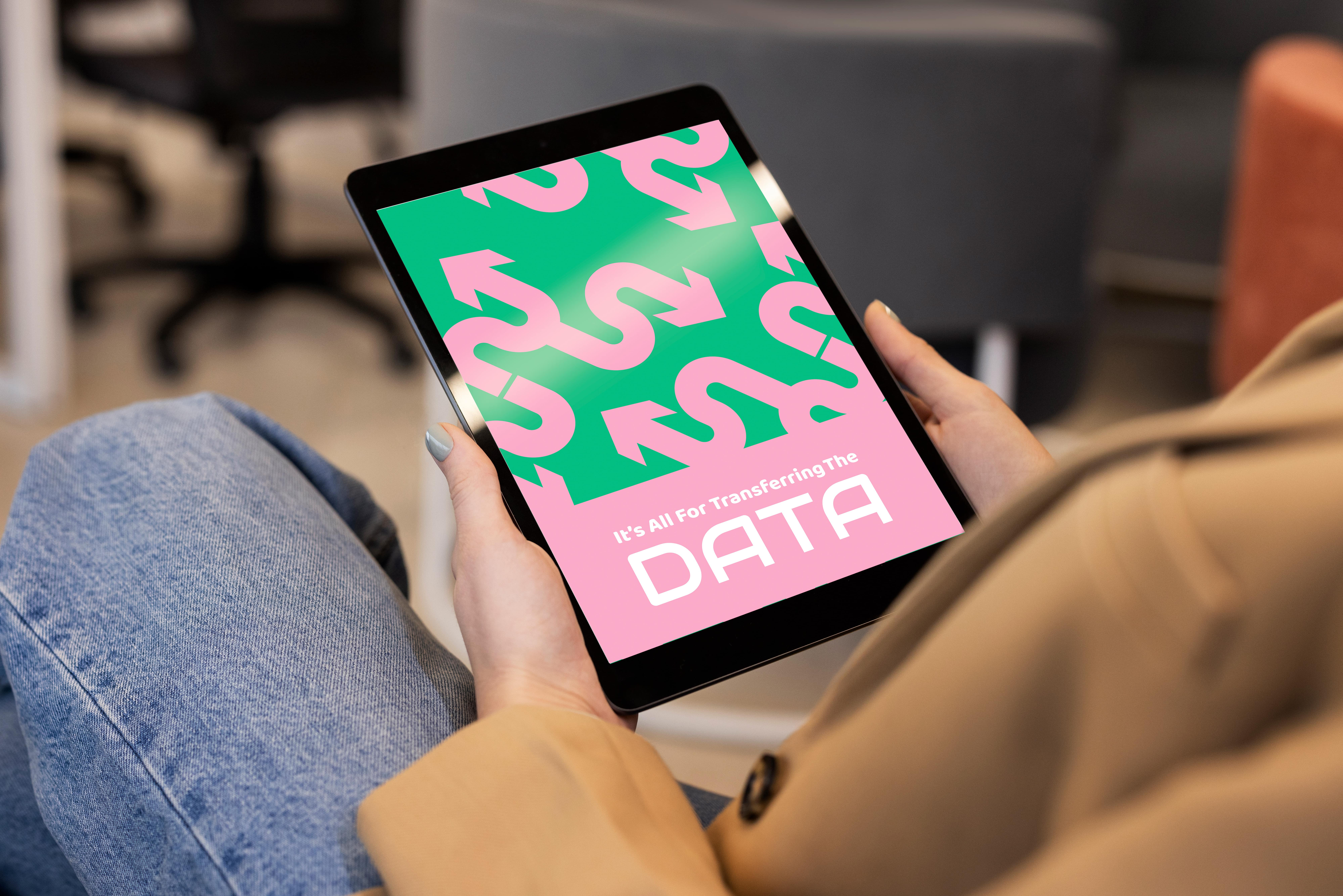 Transferring a message. best ui branding design ui design web design