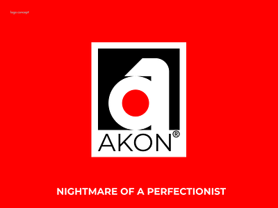 Nightmare of a Perfectionist: AKON Logo Revamp brand branding case concept design graphic design illustration logo study typography ui vector