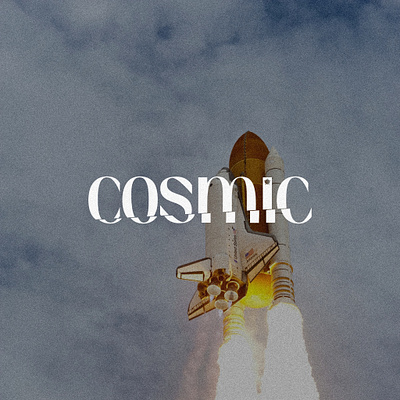Cosmic branding cosmic design font geometric graphic design illustration logo space vector