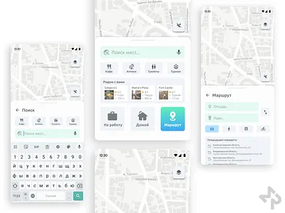 Map - Daily UI #029 app design dailyui dailyui 023 dailyui challenge dailyui challenge 023 design figma interface map navigation app product design route ui
