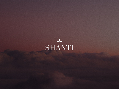 Shanti logotype brand branding design icon illustration logo typography vector