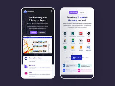 PropCloud.no Mobile UI Kit app app design app ui design mobile app mobile design mobile ui norway product design propcloud real estate real estate app responsive design ui ui design ui kit ui ux ux ux research web app