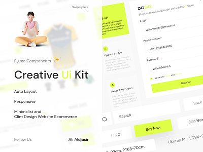 Inspirasi Komponen E-commerce components design figma inspirationdesign ui uikit uikitinspirations uiux uiuxinspirations ux research web webcomponents webinspirations website webuikit