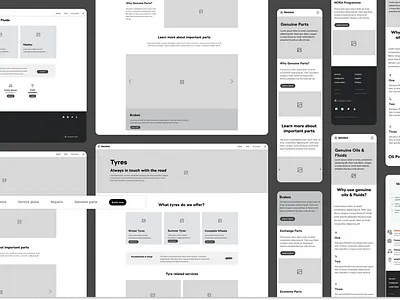 Skoda website redesign - wireframes branding figma motoring planning skoda south africa ui design ux ux design wireframe
