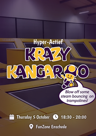 Krazy Kangaroo Poster