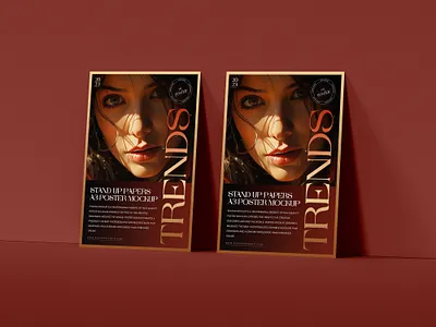 Free Brand Poster Mockup poster mockup free