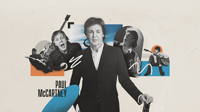 Paul McCartney affinity photo collage music