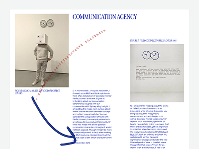 Communication agency / concept screen agency brutalism concept desktop exploration marketingagency visualstyle webdesign webinterface