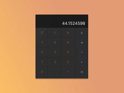 Calculatrice N°004 DailyUI branding dailyui design junior ui ux