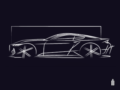 Sketch do Novo Ford Mustang automotivo car design car designer desenho desenho do ford mustang desenho ford drawing esboço ford ford brasil ford design ford sketch new mustang sketch sketch mustang veículos