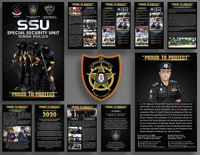 Brochure Design for State Police Department branding brochure department design flyer graphic design media nypd pamphlet police print social state