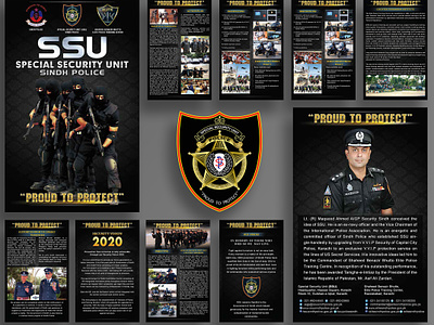Brochure Design for State Police Department branding brochure department design flyer graphic design media nypd pamphlet police print social state