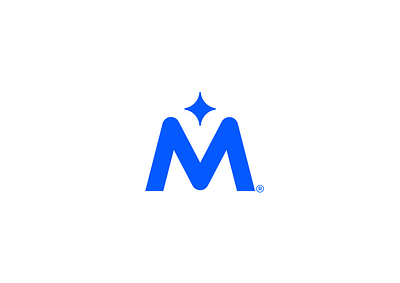 Logo | Magic DSP® blue logo brand brand identity branding car logo design garage logo graphic design graphic identity logo m logo star logo vector