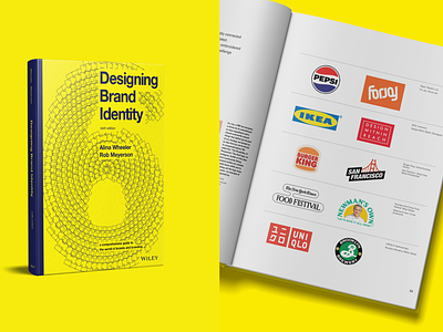 Designing Brand Identity (6th Edition) book brand brand identity branding identity logo logo design yellow