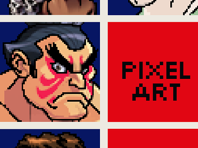 Street Fighter NFTs digital art illustration nft pixel art street fighter