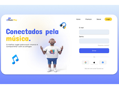 Tela de login animation ui