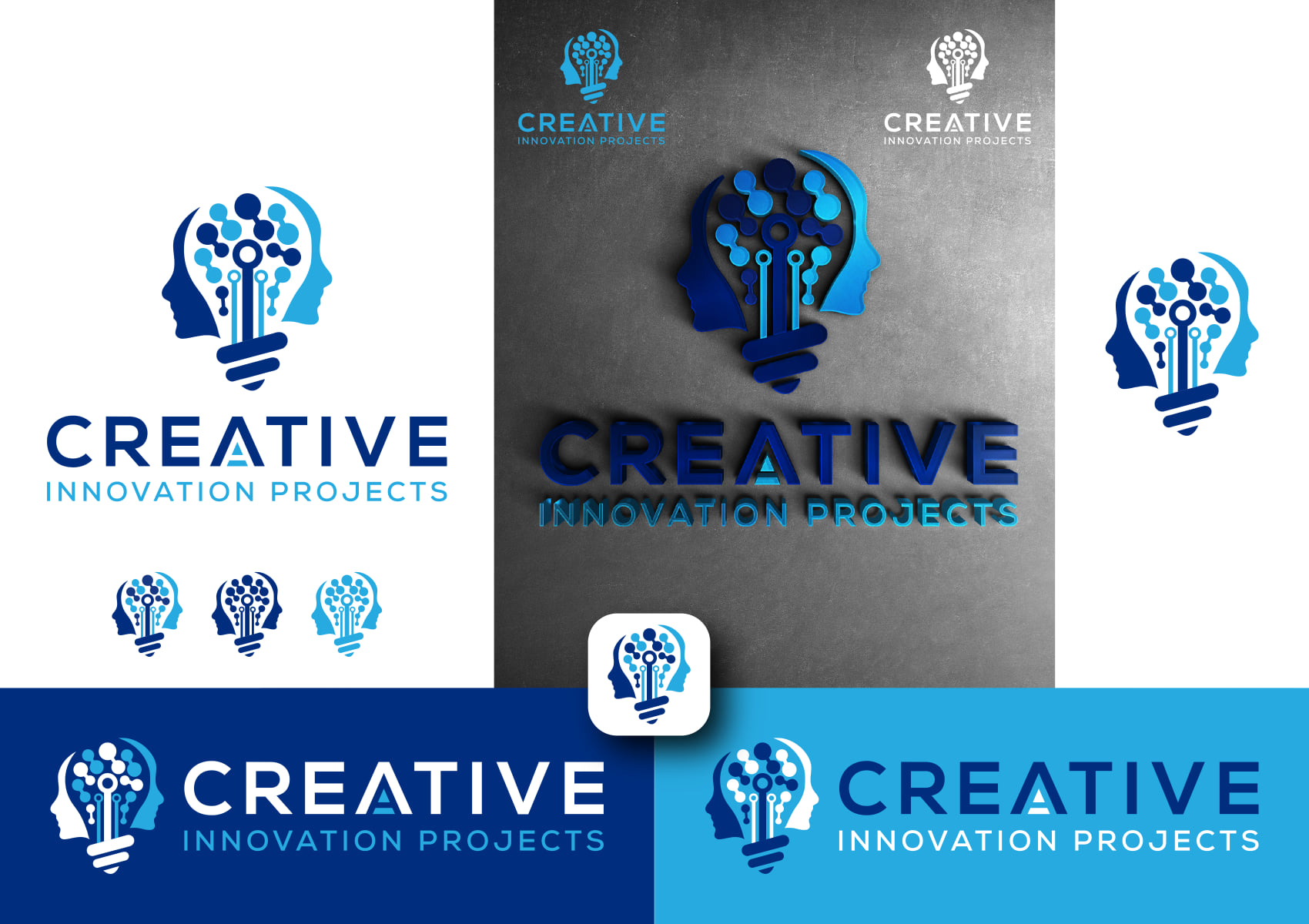 Multicolor Digital Idea Logo PNG Vector (EPS) Free Download