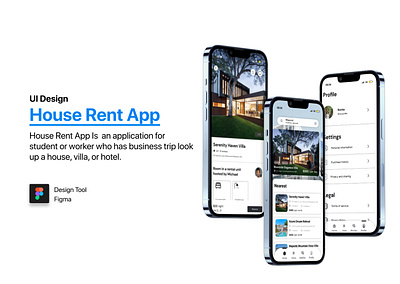 House Rent App mobile app travel app ui uiux
