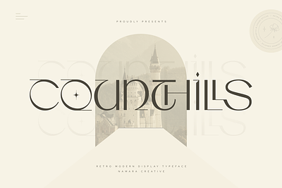 Counthills - Modern Contemporary Display Typeface branding contemporary contemporary display design display display font font fonts modern modern display typeface typography unique