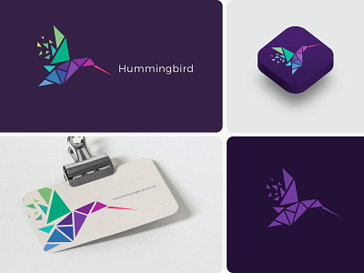Logo design for Hummingbird applogo brand branding design graphic design icon logo minimal staruplogo vector