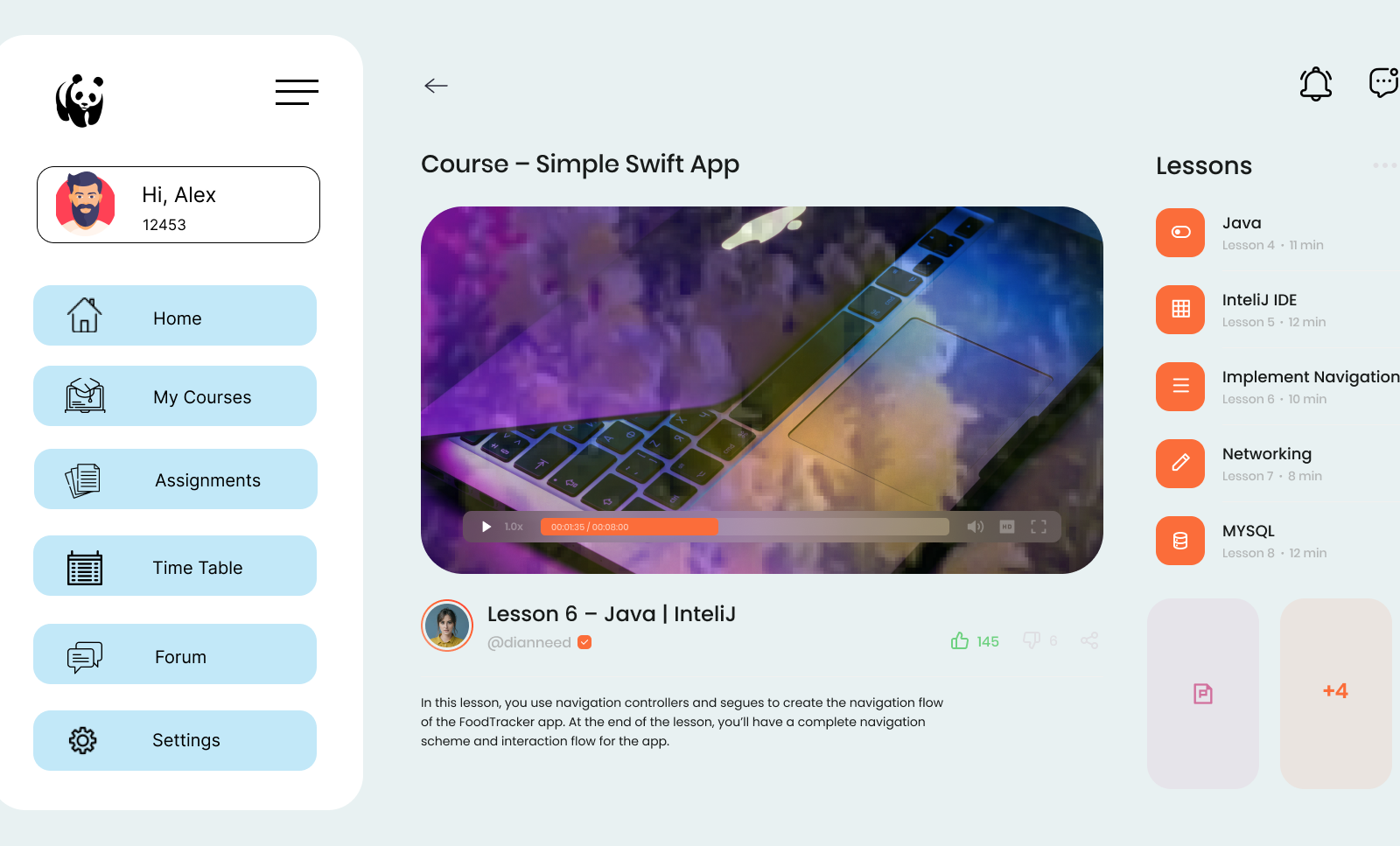 Daily Challenge | Day 3 | LMS Video Player by Pasindu Madhushanka on ...