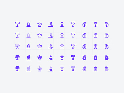 Hugeicons Pro | The world's largest icon library award award reward award reward icon bulk crown icon icon design icon library icon pack icon set iconography icons illustration minimal modal ranking solid stroke ui ui design