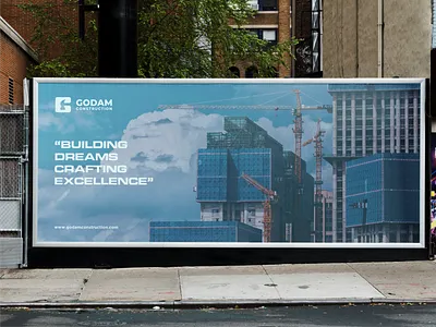 Logo for Godam Construction brand branding color construction logo design g logo hammer hammer logo illustration letter g logo negative space logo prio hans typography ui ux vector