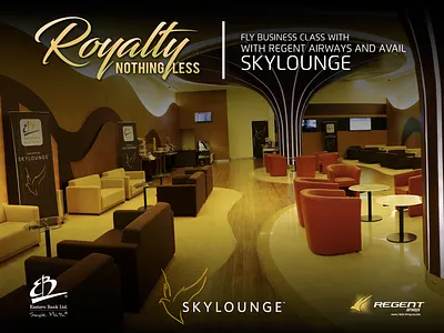 Informational Post for Regent Airways ad branding graphic design logo post