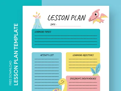 Preschool Dinosaur Lesson Plan Free Google Docs Template design docs elementary free template free template google docs google google docs high lesson lessonplan plan preschool print printing school study studyplan template templates word