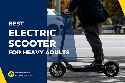 best electric scooter for heavy adults branding graphic design