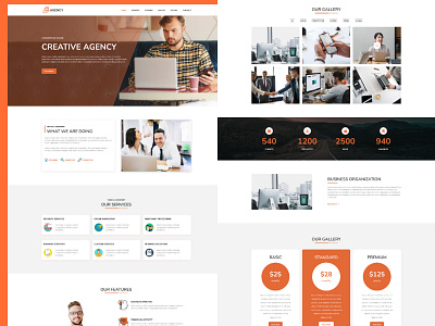 Digital Agency Landing page agency agency website digital agency